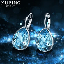 Xuping Thanksgiving Day Christmas Gifts Crystals from Swarovski Colorful Earrings Charm Women Gifts XE2108