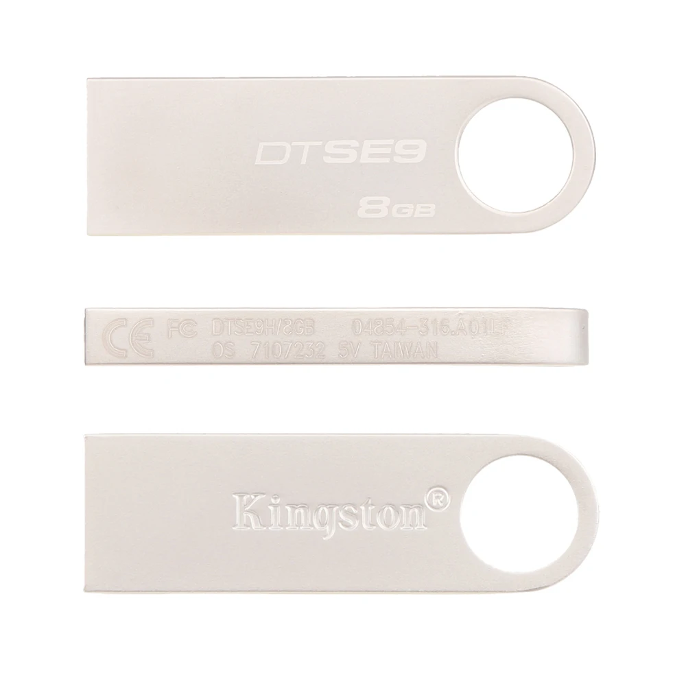 

Kingston Flash Drive 2.0 8GB waterproof Metal silver u disk High Speed 16GB Pen Drive Flash Pendrive USB Stick Memory For PC