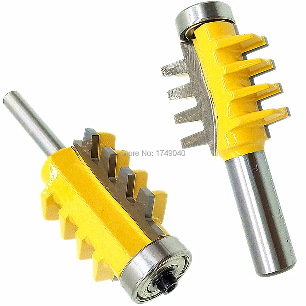 1 1/4" Finger Joint Glue Joint Router Bit 1/2" & 1/4" Shank Carbide