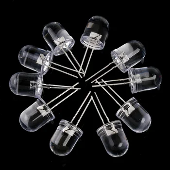 

High Standard 50Pcs 10mm 300mW Infrared IR LED Night Vision 850nm Luminous Diode 30 degree Led Light Diodes Energy Saving