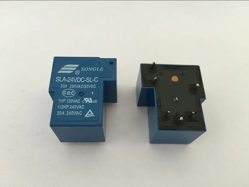 10 шт. реле катушки T90 24VDC 30A 250VAC 30VDC 6 pin 1NO 1NC SLA-24VDC-SL-C PCB Type | Обустройство дома