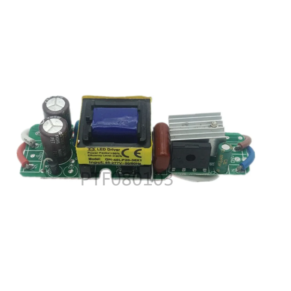 2 шт. изоляция 36 Вт AC85 277V светодиодный драйвер 20 36x1W 300mA DC60 120V LEDPowerSupply постоянного