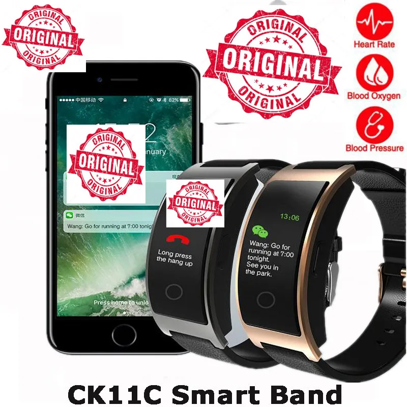Смарт часы CK11C с цветным монитором сердечного ритма и кровяным давлением фитнес