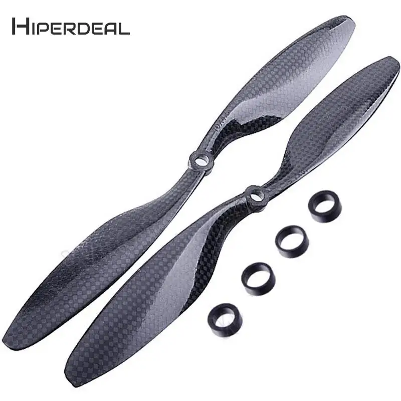 

HIPERDEAL Spare Prop For DJI RC Quadcopter F450 1 Pairs 10x4.5 Carbon Fiber Propeller CW CCW Drone Accessories QIY03