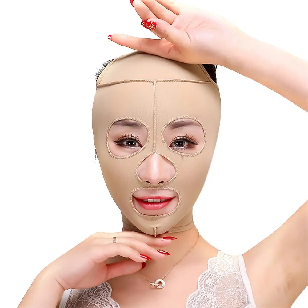 Маска для бьюти-операций для лица тонкая маска для похудения повязка для лица