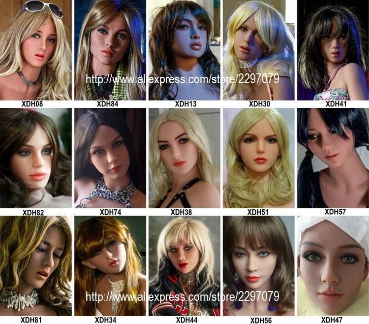 135-155cm sex doll head