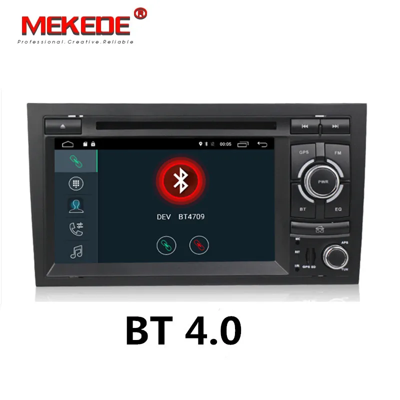 Top Free shipping! 4G WIFI Android 7.1 CAR GPS Navi for audi A4 2002-2008 S4 RS4 8E 8F B9 B7 With BT RDS DVD multimedia player radio 5