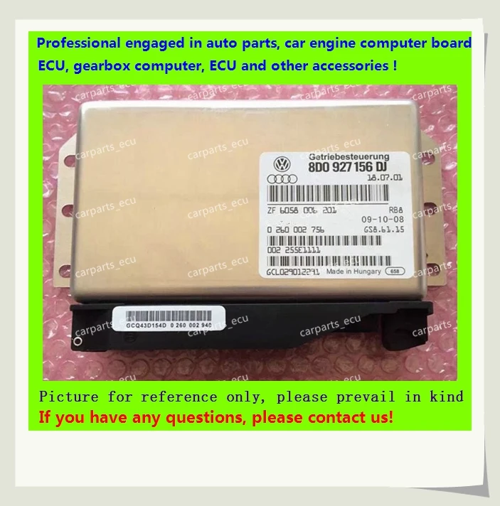  For Passat Car Transmission computer /01V Gearbox computer/01V TCU/3B0927156CH/8D0927156DJ/4B092715