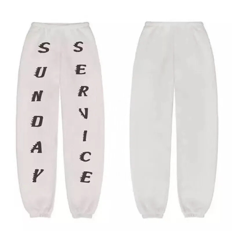 19FW SUNDAY SERVICE Calabasas спортивные штаны для мужчин 1:1 лучшее качество Kanye West новые бега
