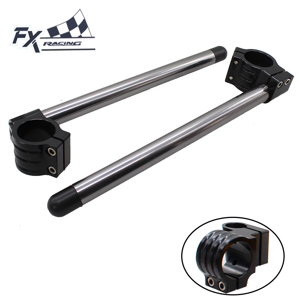 Buy CNC Adjustable Motorcycle 50MM Clip On Ones