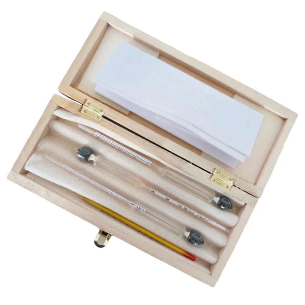 

Alcoholmeter 3pcs/set Alcohol Meter Wine Concentration Meter Alcohol Instrument Hydrometer Tester