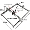 10W trazador XY robot láser de la máquina 100*100CM Área de grabado marco Plotter altura ajustable kit de robot para la elaboración de ► Foto 2/6