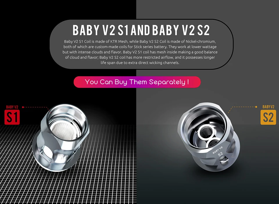 v8 baby v2 coil