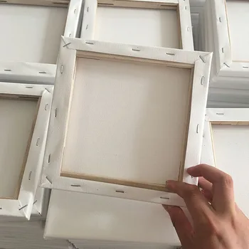 

shucai Stretched Canvas 20cmx20cm - Canvas Triple Primed Art Canvas