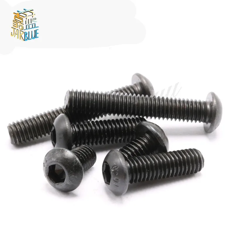 

20pcs Mushroom Head With Hexagonal Screws 10.9 series M5*8/10...50MM