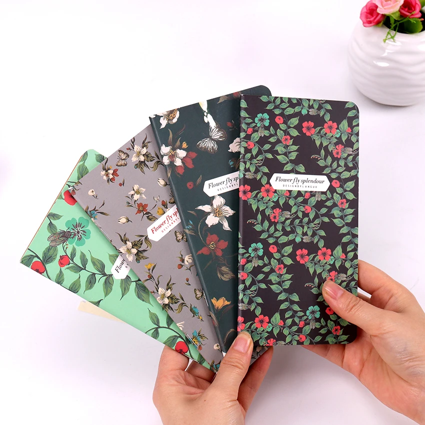 

1PC New Retro Dancing Butterflies Series Notebook Vintage DIY Diary Pocket Notepad