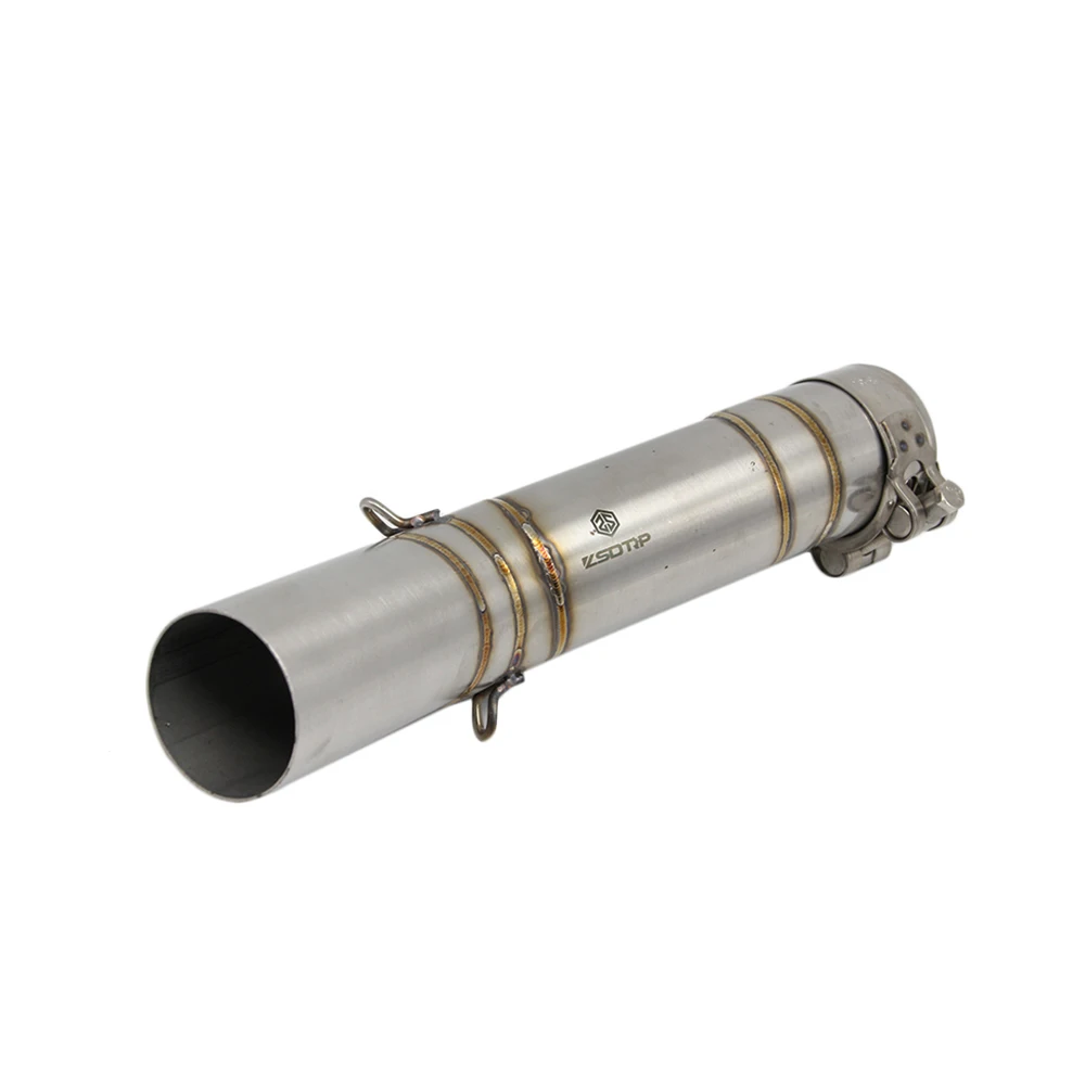 ZSDTRP de Escape de la motocicleta Miodified silenciador de Escape Moto de tubo de enlace de deslizamiento de acero inoxidable para GSXR600 GSXR750 GSXR1000