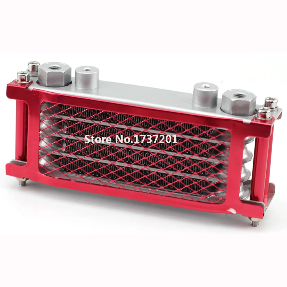 Universal Motorcycle Oil Cooler Radiator & CNC Plate cooling 50cc 70cc 90cc 110CC engine radiator oil cooler