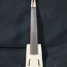 Барокко Стиль необработанный пошет Скрипка 5 1/", Белый Мини-скрипка#8426