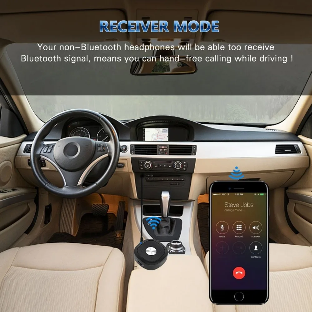 Bluetooth 5.0 aptx hd baixa latência transmissor