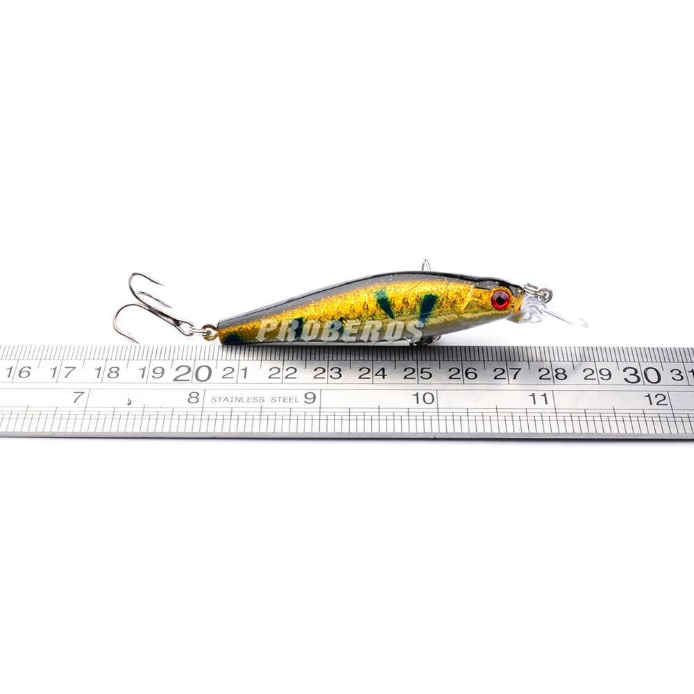 1 шт. 90 мм/8 3 г Minnow Пластик рыболовные приманки 3D глаза похожая на настоящую крючка