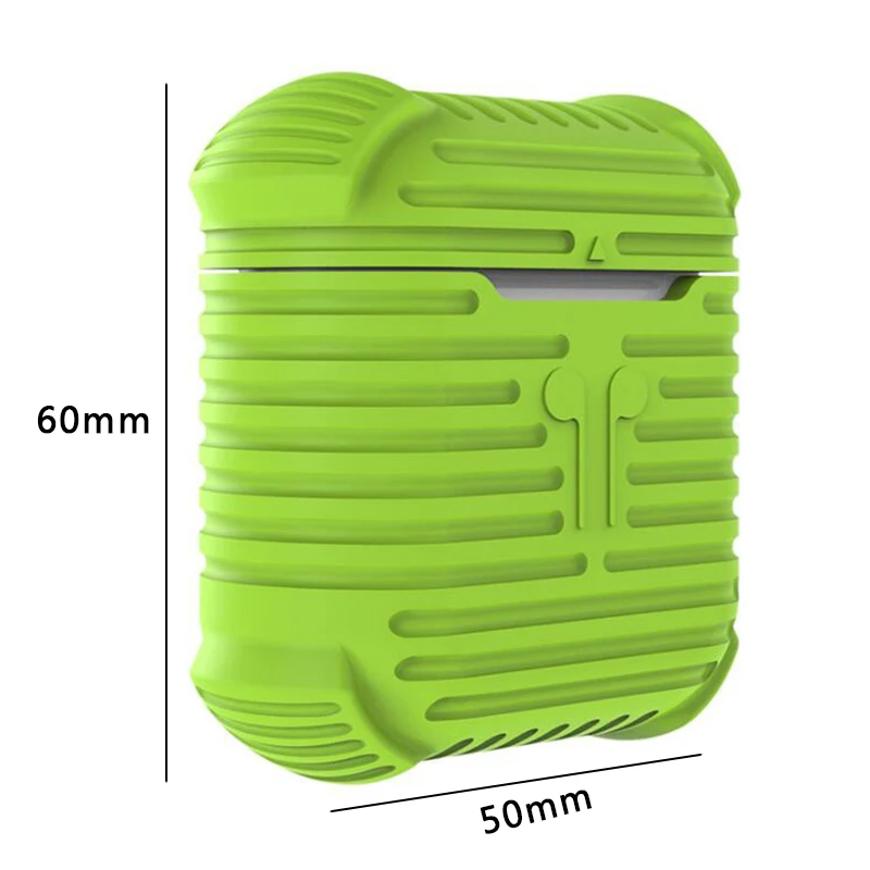 Soft Silicone Case Earphones For Apple Airpods Bluetooth Wireless Earphone Anti-drop And Shockproof Cover Box For Air Pods Bag