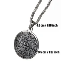 Zkd أسماء-ul-Husna 99 أسماء الله الفولاذ المقاوم للصدأ قلادة قلادة. 2