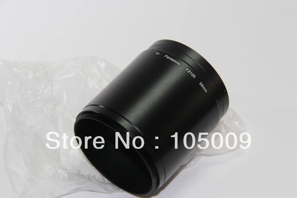 

58mm 58 mm filter mount Lens Adapter Tube Ring for Panasonic FZ100 camera
