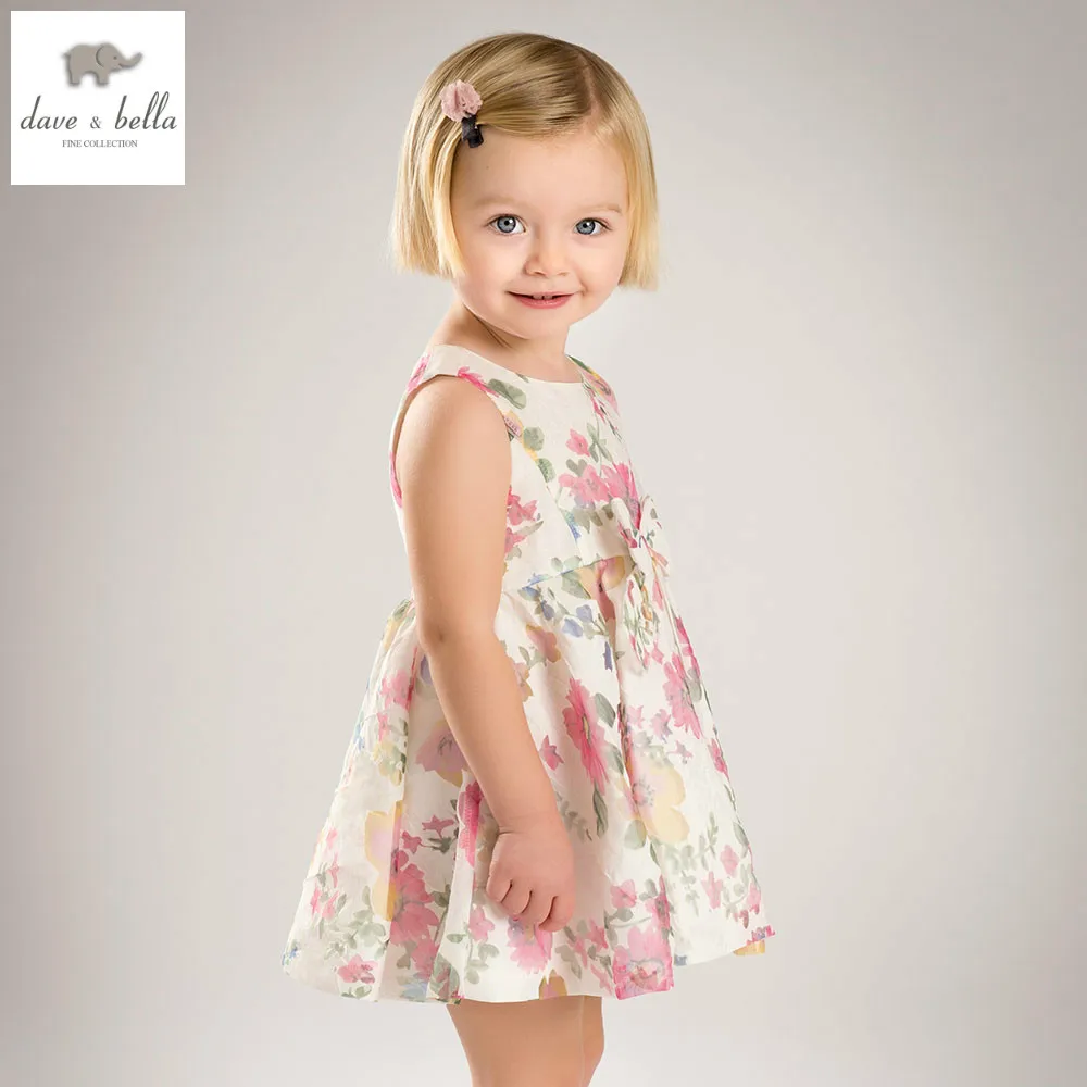 

DB5021 dave bella summer baby girl princess dress baby wedding dress kids toddle clothes dress girls Lolita dress
