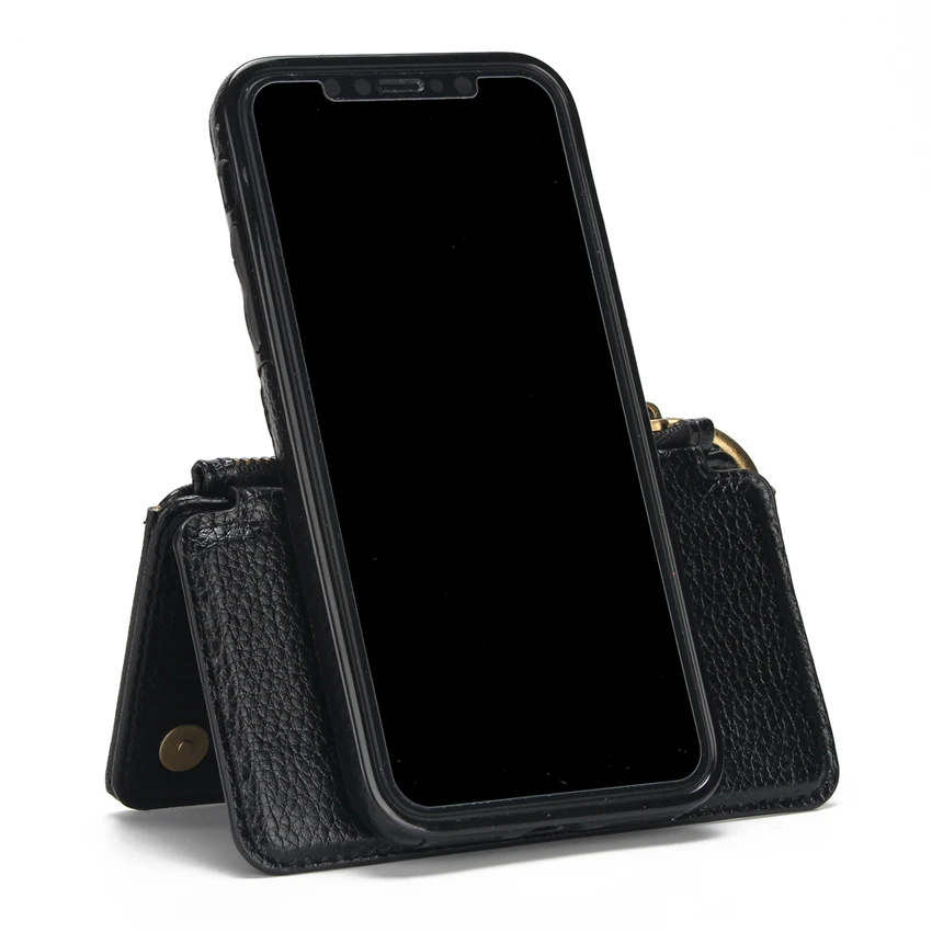 for iphone X leather case (9)