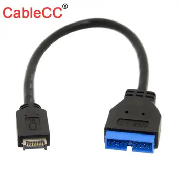 

10pcs/lot CY USB 3.1 Front Panel Header to USB 3.0 20Pin Header Extension Cable 20cm for ASUS Motherboard