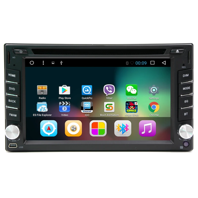 Sale 6.2 Inch Android 8.1 Double Din Car dvd Player universal 2 din car radio stereo gps navigaton with usb/map/bluetooth/3G/4G/wifi 1