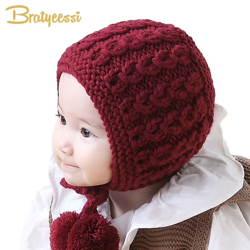 red baby bonnet