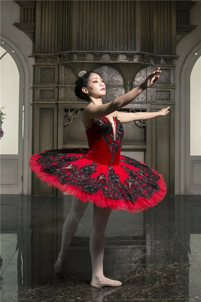 

classical ballet tutus,pancake platter performance ballet tutu Nutcracker's Spanish Dance Don Quixote Kitri's Rose Paquita red