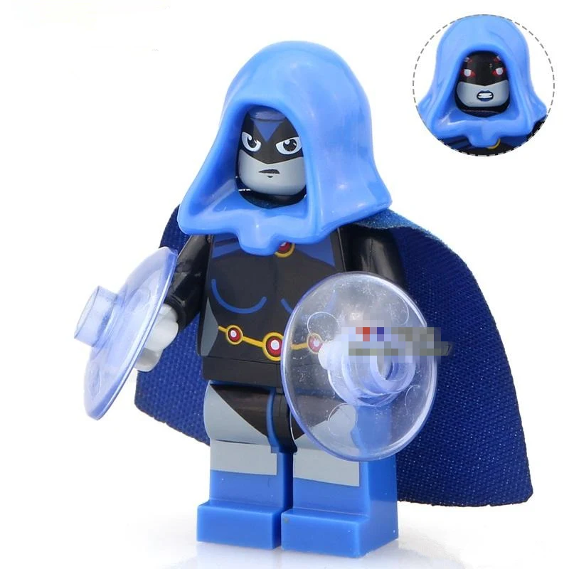 Goedkoop Enkele Verkoop Raven Teen Titans SUPER HEROES BATMAN JOKER ROBIN Justice League Minifig DIY Model Bouwstenen Kids Geschenken Speelgoed