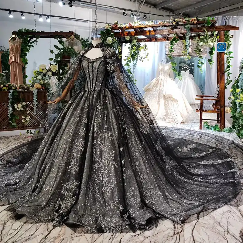 ball gown with cape