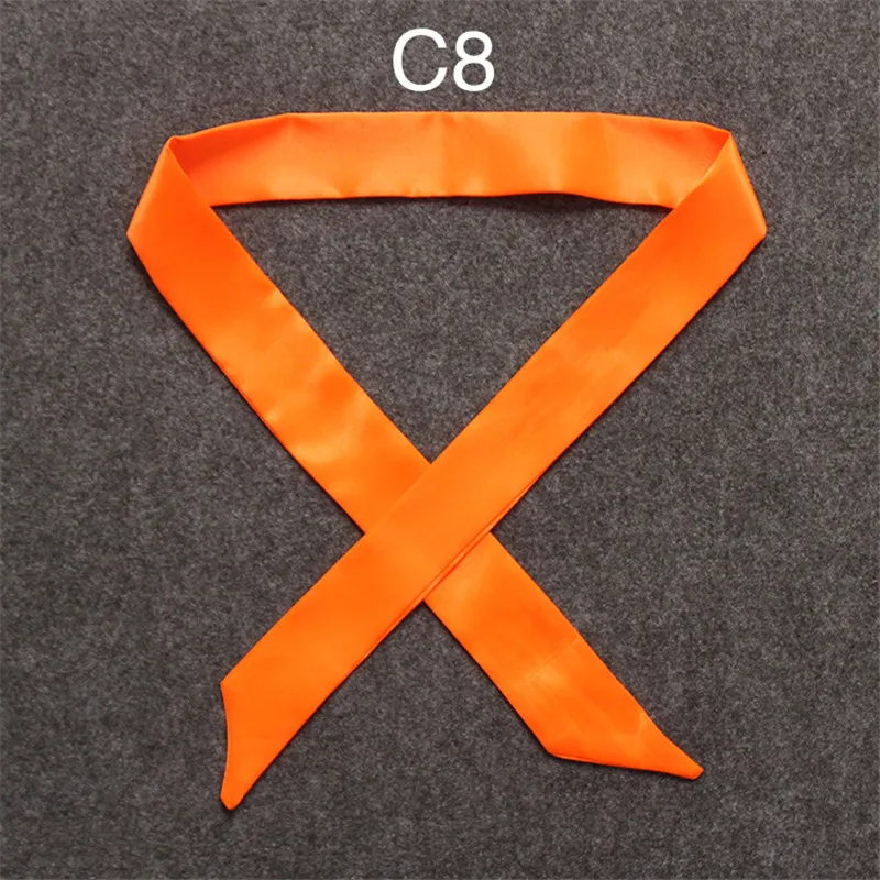 100X5cm 2018 New Scarf Luxury Brand Small Solid Color Silk Scarf Women Head Scarf Headwear Handle Bag Ribbon Strap Scarves HTB1xq8cfqLN8KJjSZFmq6AQ6XXax - 100X5cm 2018 New Scarf Luxury Brand Small Solid Color Silk Scarf Women Head Scarf Headwear Handle Bag Ribbon Strap Scarves