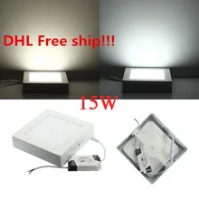 3 года гарантии светодиодный потолочный светильник поверхностного монтажа 15 Вт Светодиодный светильник панели светодиодный светильник 85-265 в светодиодный свет CE& RoHs DHL