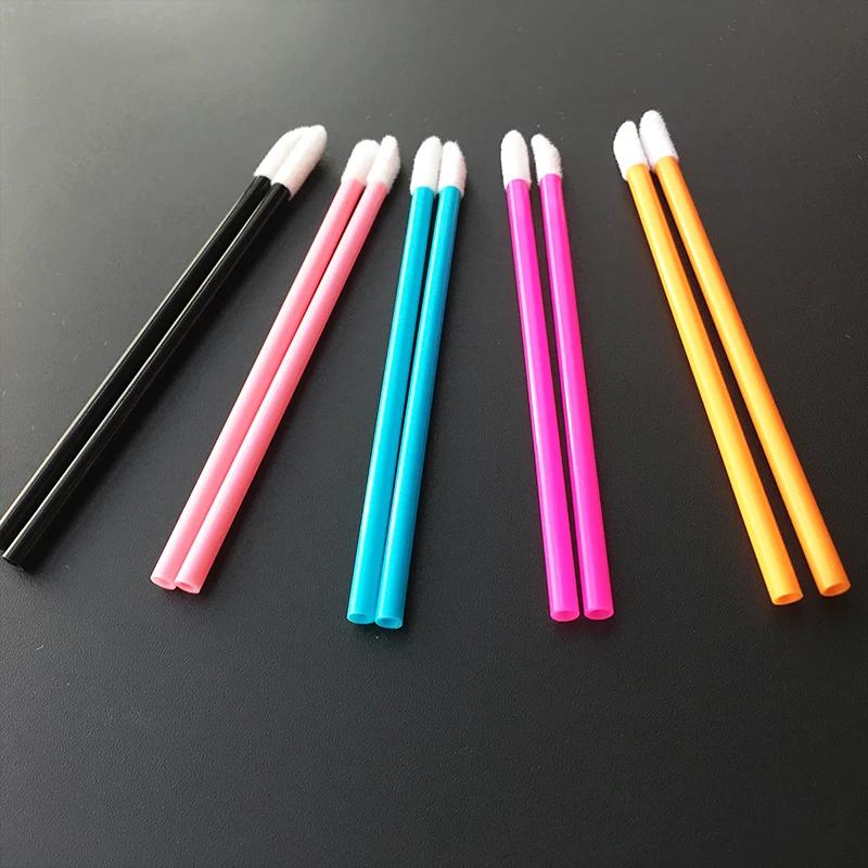 colorful Makeup Brushes Set Maquillaqe Mascara Wands Lip Brush Pen Cleaner Cleaning Eye Lash Disposable Makeup Brush Applicator_07