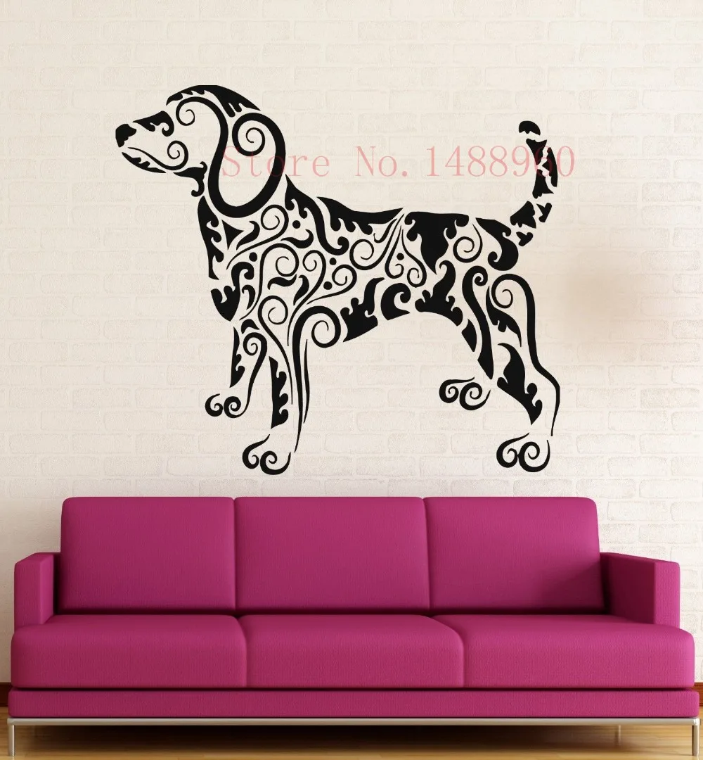 Buy E237 Tracery DIY Puppy Mural Pet shop Spa Grooming