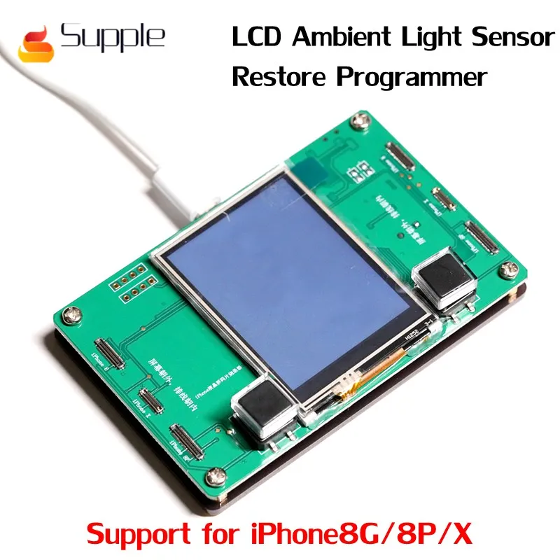 

LCD Ambient Light LCD Chip Sensor Restore Programmer for iPhone8/8P/X Photosensitive Data Read Write Backup Programmer