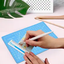 A5 линиями сетки коврик для резки из ПВХ самовосстановления Бумага кожа ткань разделочная доска