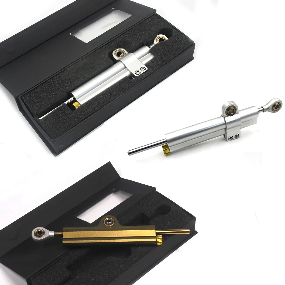 

CNC Universal Aluminum Motorcycle Damper Steering Stabilize Linear Reversed Safety Control For Suzuki GSXR 600 750 1000 1300