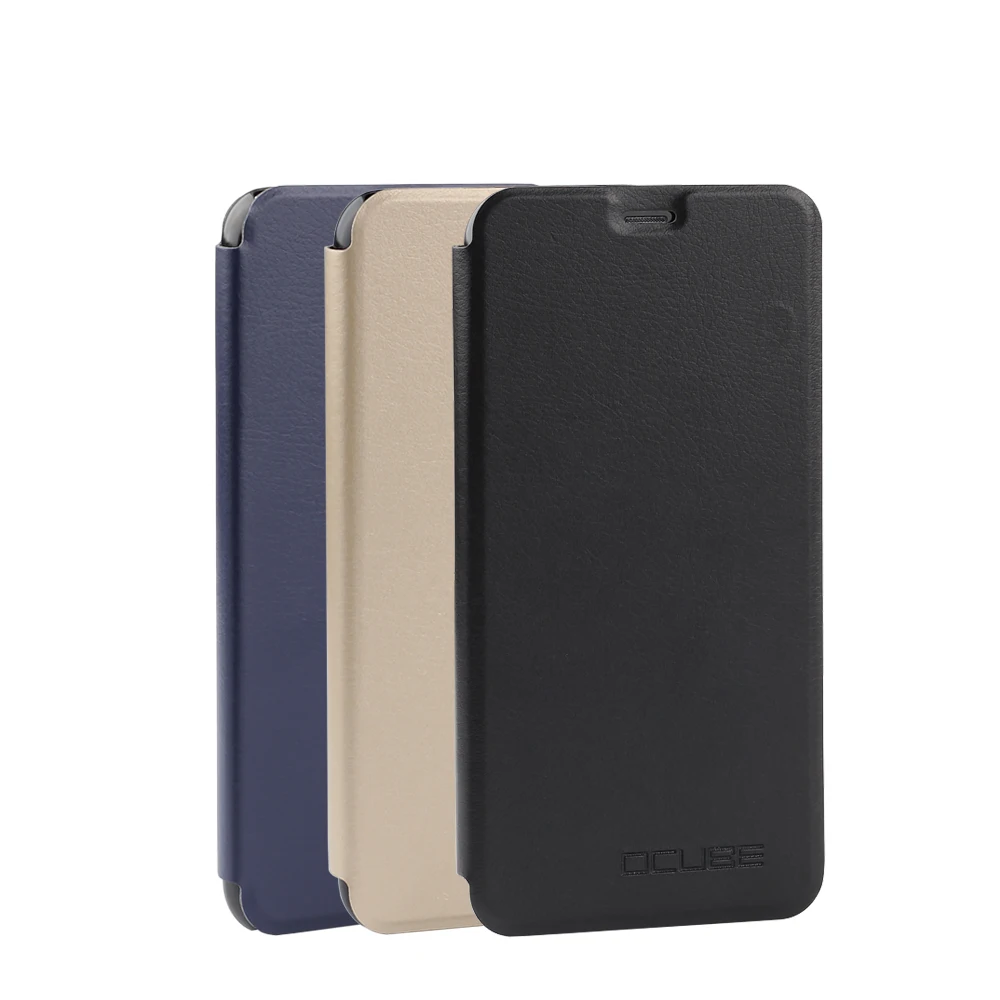 Ocube Роскошный кожаный флип Защитная пленка для UMI umidigi One Pro A3 F1 Play Max A5 Custodia Housse