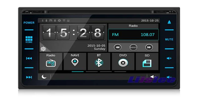 Best Liislee For Toyota Corolla E120 E130 Stereo Android Radio DVD Player TV BT GPS MAP Navigation 1080P System Original NAVI Design 5