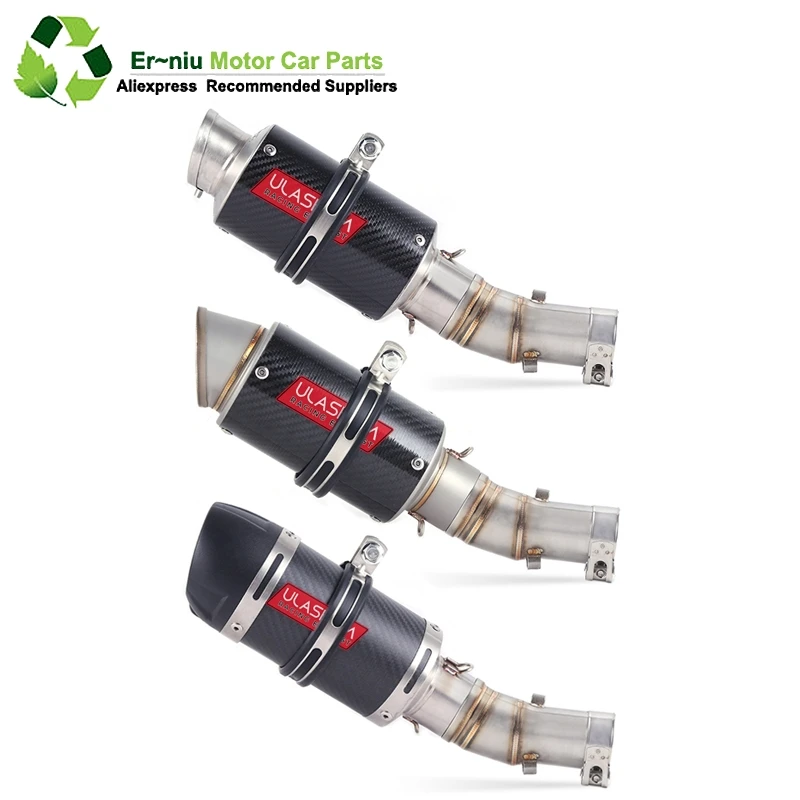 

Full System Slip On For kawasaki ER6N ER6F NINJA650R 2012-2016 ER 6N 6F Motorcycle Exhaust Muffler Middle Link Pipe DB KILLER