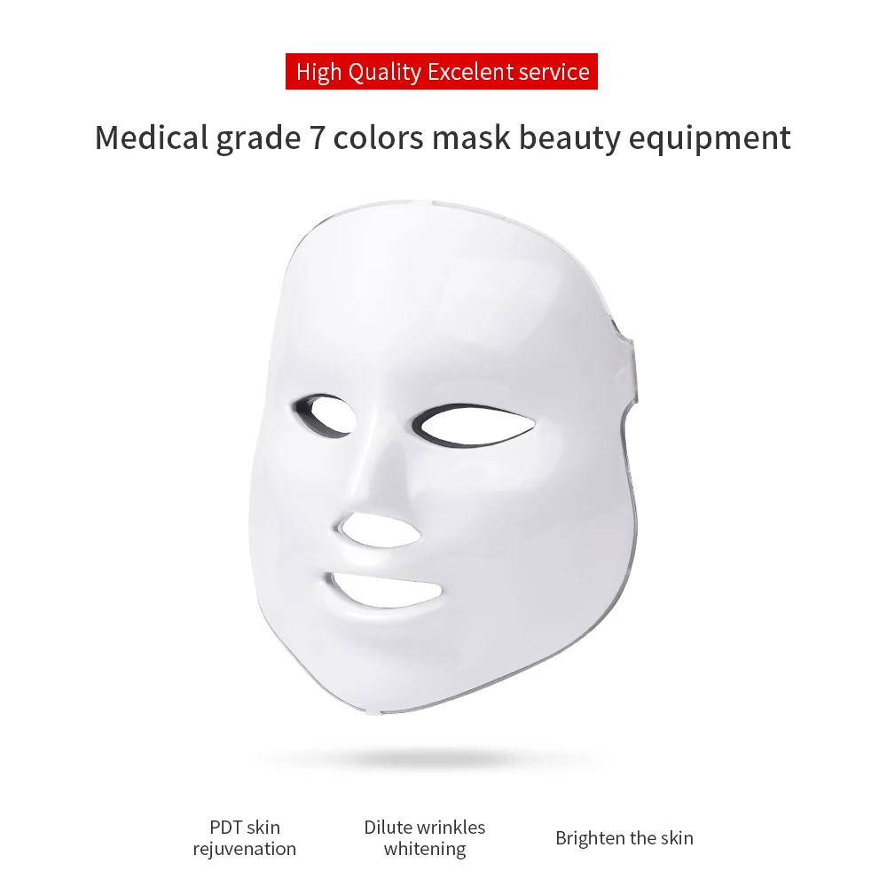 Светодиодная терапевтическая маска Foreverlily, светильник, маска для лица, фотонная светодиодная маска для лица, Корейская светодиодная маска для ухода за кожей, терапия