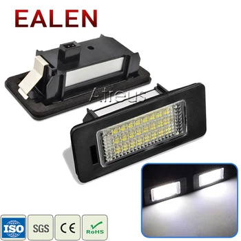 

EALEN 1Pair Car LED License Plate Lights For Audi A4 b8 A5 S5 Q5 TT RS For VW Volkswagen Passat 5D R36 white SMD 12V LED Lamp