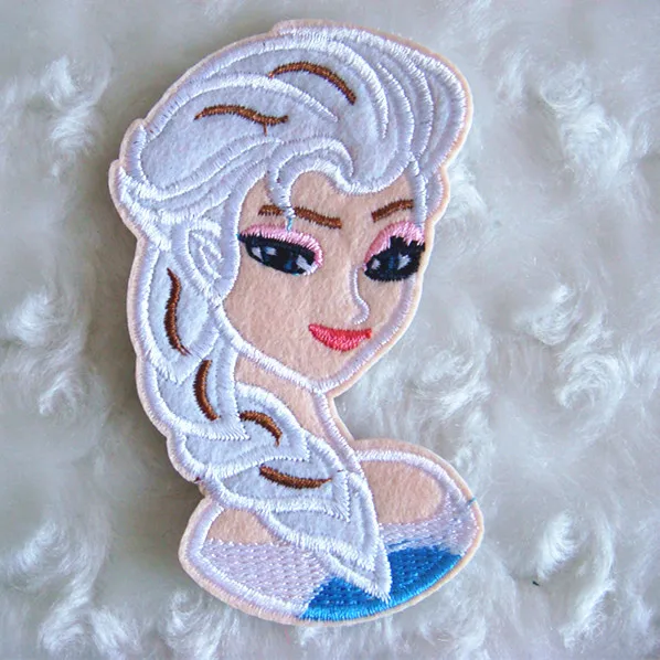 

1pc Embroidered Applique Cartoon Character Princess Elsa DIY Patch 235 NEW