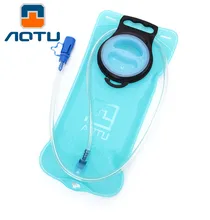 AOTU 2L Blue Big Hole Outlet TPU Water Bag Outdoors Water Packs Sporting Camping Bicycling Cycling Backpack Water Pipe Bags